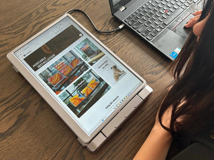 Vue Go™ - Portable Monitor Dual Screen Extender