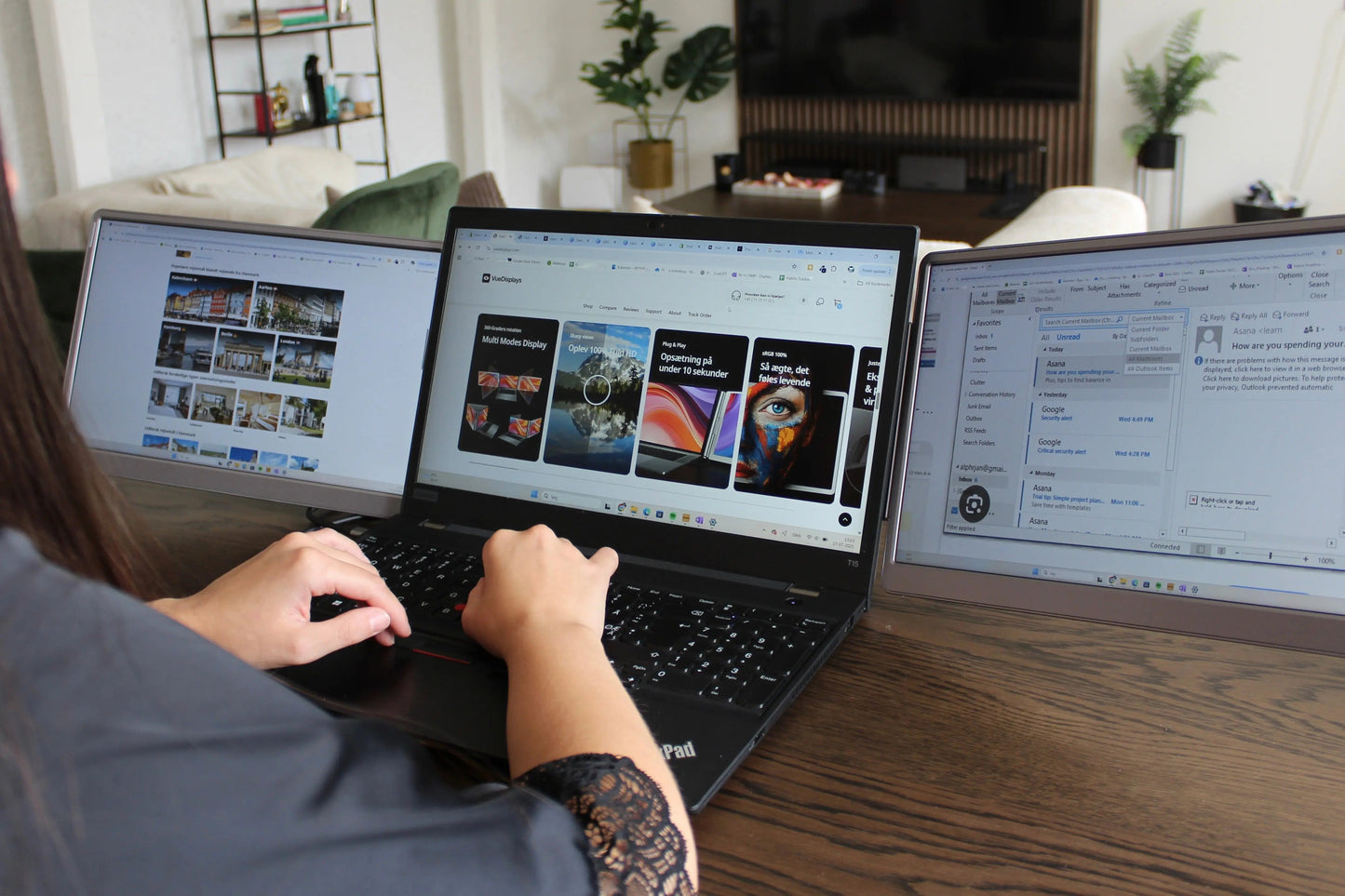 Vue Go™ - Portable Monitor Dual Screen Extender